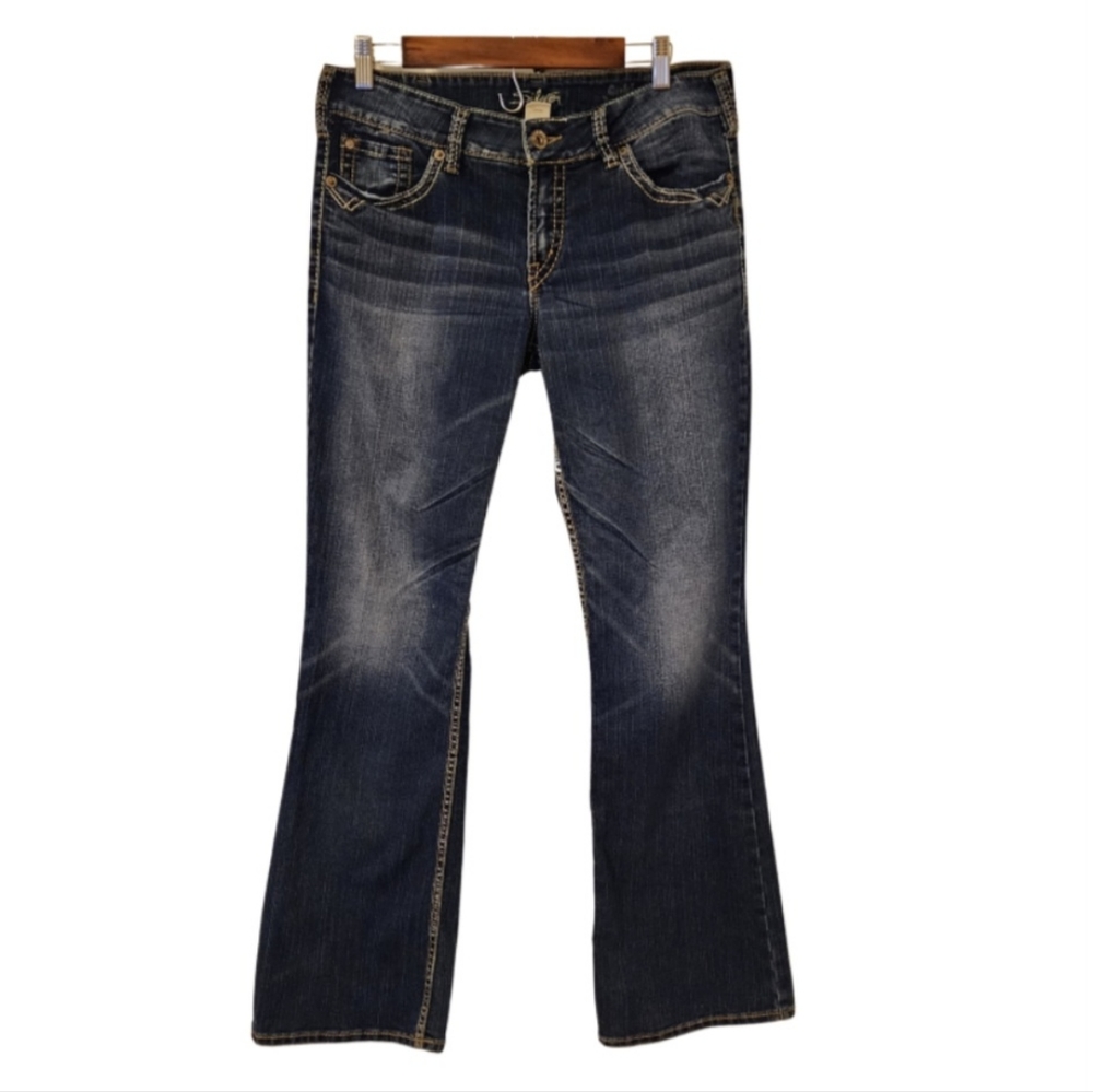 Womens Bootcut Silver Jeans Suki Surplus 32 x 32
